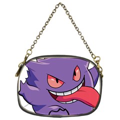 Purple Funny Monster Chain Purse (two Sides) by Sarkoni