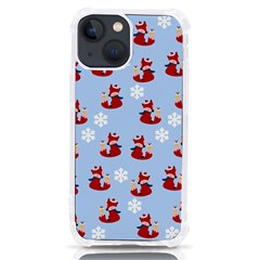 Christmas Background Pattern Iphone 13 Mini Tpu Uv Print Case by uniart180623