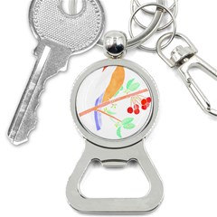 Birds Illustration T- Shirtbird T- Shirt (8) Bottle Opener Key Chain by EnriqueJohnson