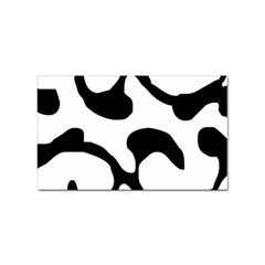 Black And White Swirl Pattern T- Shirt Black And White Swirl Pattern T- Shirt Sticker (rectangular) by EnriqueJohnson