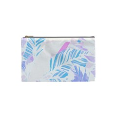 Blue T- Shirt Blue Tropical Pattern T- Shirt Cosmetic Bag (small) by EnriqueJohnson