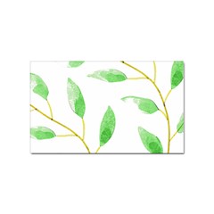 Boho Leaf Pattern T- Shirt Boho Leaf Pattern8 Sticker Rectangular (100 Pack) by EnriqueJohnson