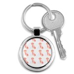 Dog And Cat Lover Pattern T- Shirtdog And Cat Lover Pattern T- Shirt (1) Key Chain (Round) Front