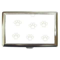 Dog Paw Print T- Shirt Paw Pattern T- Shirt Cigarette Money Case by EnriqueJohnson