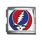 Grateful Dead Mega Link Italian Charm (18mm) Front