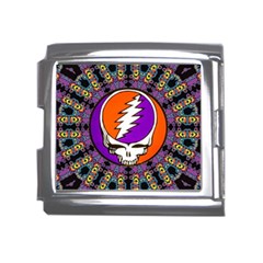 Gratefuldead Grateful Dead Pattern Mega Link Italian Charm (18mm) by Sarkoni