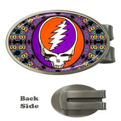 Gratefuldead Grateful Dead Pattern Money Clips (oval)  by Sarkoni