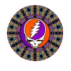 Gratefuldead Grateful Dead Pattern Mini Round Pill Box by Sarkoni