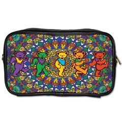 Grateful Dead Pattern Toiletries Bag (one Side) by Sarkoni