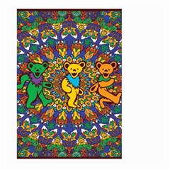 Grateful Dead Pattern Large Garden Flag (two Sides) by Sarkoni