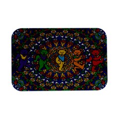 Grateful Dead Pattern Open Lid Metal Box (silver)   by Sarkoni