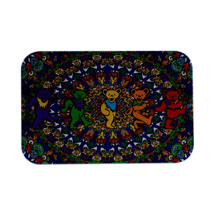 Grateful Dead Pattern Open Lid Metal Box (Silver)  