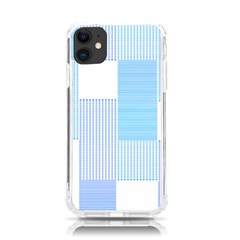 Geometric T- Shirt Blue Composition T- Shirt Iphone 11 Tpu Uv Print Case by EnriqueJohnson