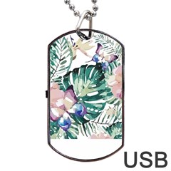 Hawaii T- Shirt Hawaii Flora T- Shirt Dog Tag Usb Flash (one Side) by EnriqueJohnson