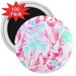 Hawaii T- Shirt Hawaii Glumiflorales Pattern T- Shirt 3  Magnets (100 pack) Front