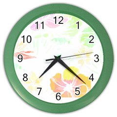 Hawaii T- Shirt Hawaii Meadow Fashion T- Shirt Color Wall Clock by EnriqueJohnson