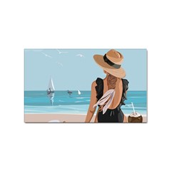 Rest By The Sea Sticker Rectangular (100 Pack) by SychEva