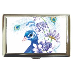 Peacock Cigarette Money Case by uniart180623