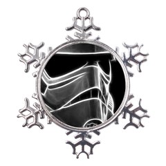 Stormtroopers Sci Fi Mask Metal Large Snowflake Ornament by uniart180623