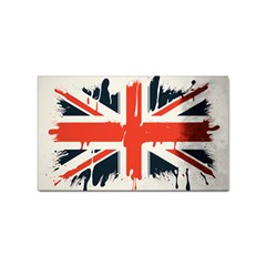 Union Jack England Uk United Kingdom London Sticker (rectangular) by uniart180623