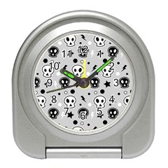 Skull-pattern- Travel Alarm Clock by Ket1n9