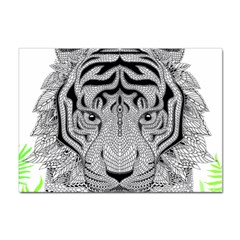 Tiger Head Sticker A4 (10 Pack) by Ket1n9