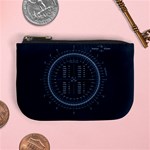 Minimalistic Knowledge Mathematics Trigonometry Mini Coin Purse Front