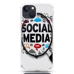 Social Media Computer Internet Typography Text Poster Iphone 13 Tpu Uv Print Case by Ket1n9