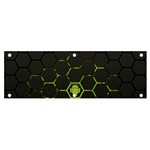 Green Android Honeycomb Gree Banner and Sign 6  x 2  Front