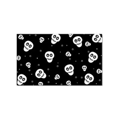 Skull Pattern Sticker Rectangular (100 Pack) by Ket1n9