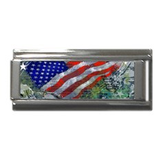 Usa United States Of America Images Independence Day Superlink Italian Charm (9mm) by Ket1n9