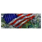 Usa United States Of America Images Independence Day Banner and Sign 8  x 3  Front