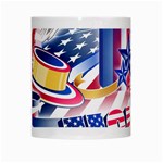 Independence Day United States Of America White Mug Center