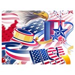 Independence Day United States Of America Premium Plush Fleece Blanket (Extra Small) 40 x30  Blanket Front