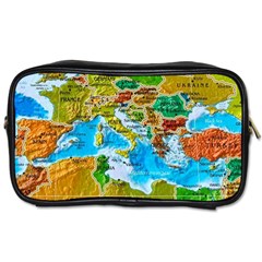 World Map Toiletries Bag (two Sides) by Ket1n9