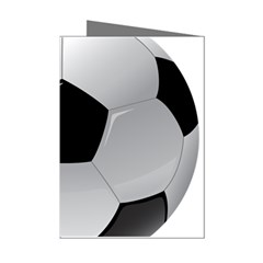 Soccer Ball Mini Greeting Cards (pkg Of 8) by Ket1n9