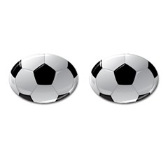 Soccer Ball Cufflinks (oval) by Ket1n9