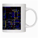 Technology Circuit Board Layout White Mug Right