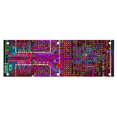 Technology Circuit Board Layout Pattern Banner And Sign 6  X 2  by Ket1n9