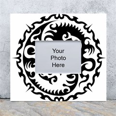 Ying Yang Tattoo White Wall Photo Frame 5  X 7  by Ket1n9