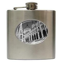 Architecture-parliament-landmark Hip Flask (6 Oz) by Ket1n9