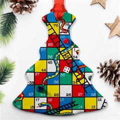 Snakes And Ladders Ornament (christmas Tree)  by Ket1n9