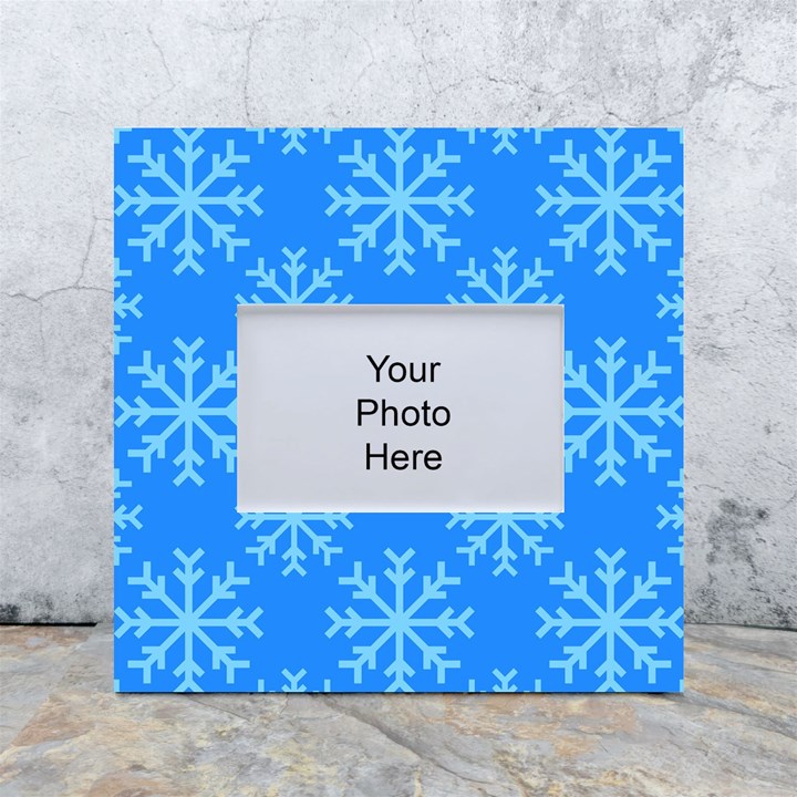 Holiday Celebration Decoration Background Christmas White Box Photo Frame 4  x 6 