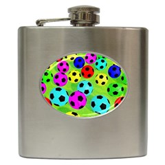 Balls Colors Hip Flask (6 Oz) by Ket1n9