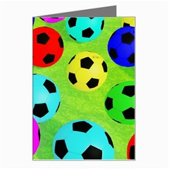 Balls Colors Greeting Card by Ket1n9