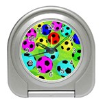 Balls Colors Travel Alarm Clock Front