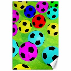 Balls Colors Canvas 24  X 36  by Ket1n9