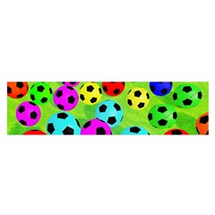 Balls Colors Oblong Satin Scarf (16  X 60 ) by Ket1n9