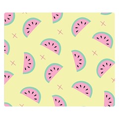 Watermelon Wallpapers  Creative Illustration And Patterns Two Sides Premium Plush Fleece Blanket (small) by Ket1n9