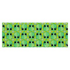 Alien Pattern- Banner And Sign 8  X 3  by Ket1n9